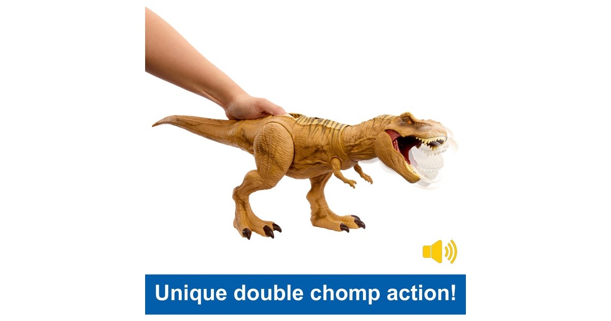Mattel Jurassic World NEW Feature T-Rex, Spielfigur