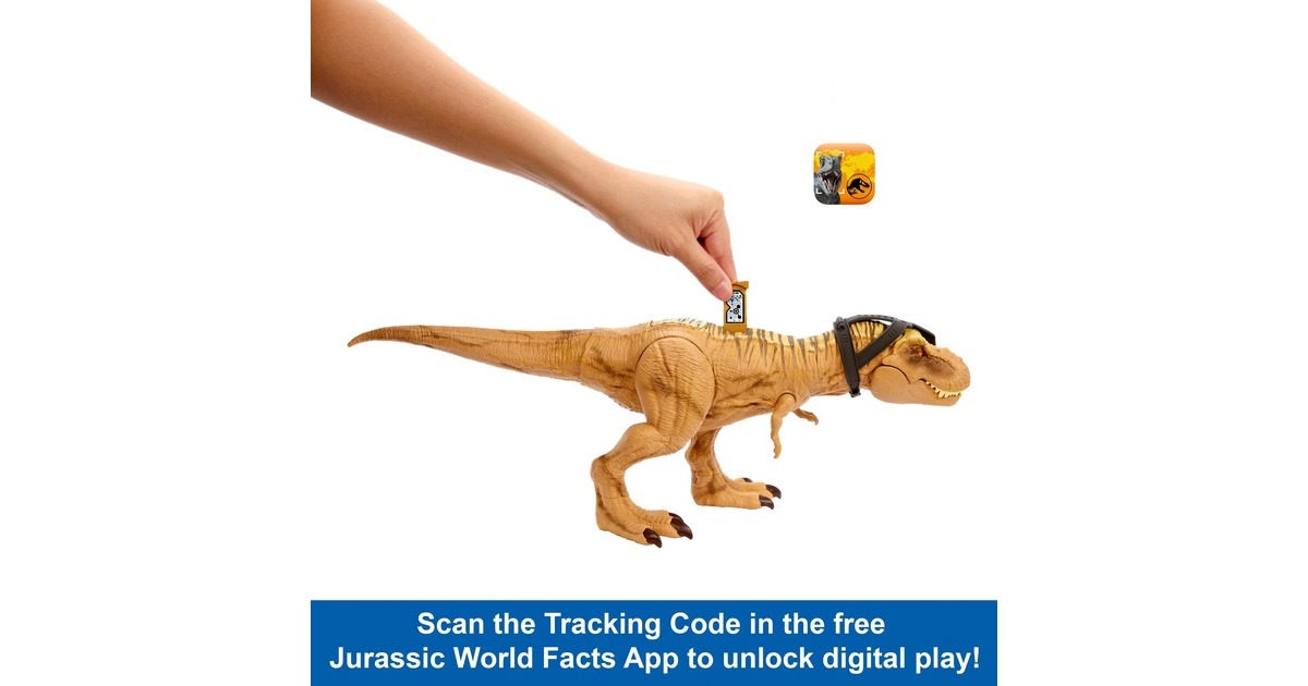 Mattel Jurassic World NEW Feature T-Rex, Spielfigur