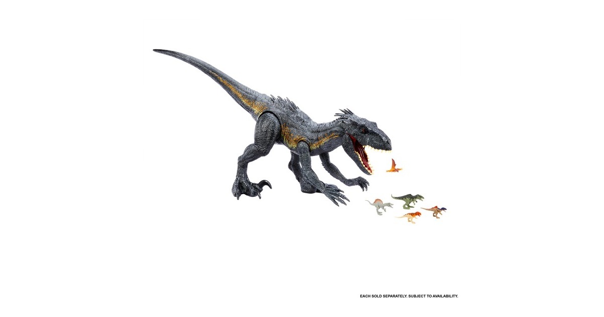 Mattel Jurassic World NEW Super Colossal Indoraptor, Spielfigur