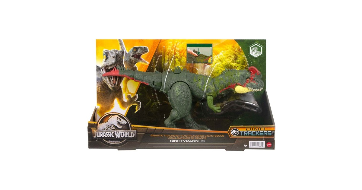 Mattel Jurassic World New Large Trackers - Sinotyrannus, Spielfigur