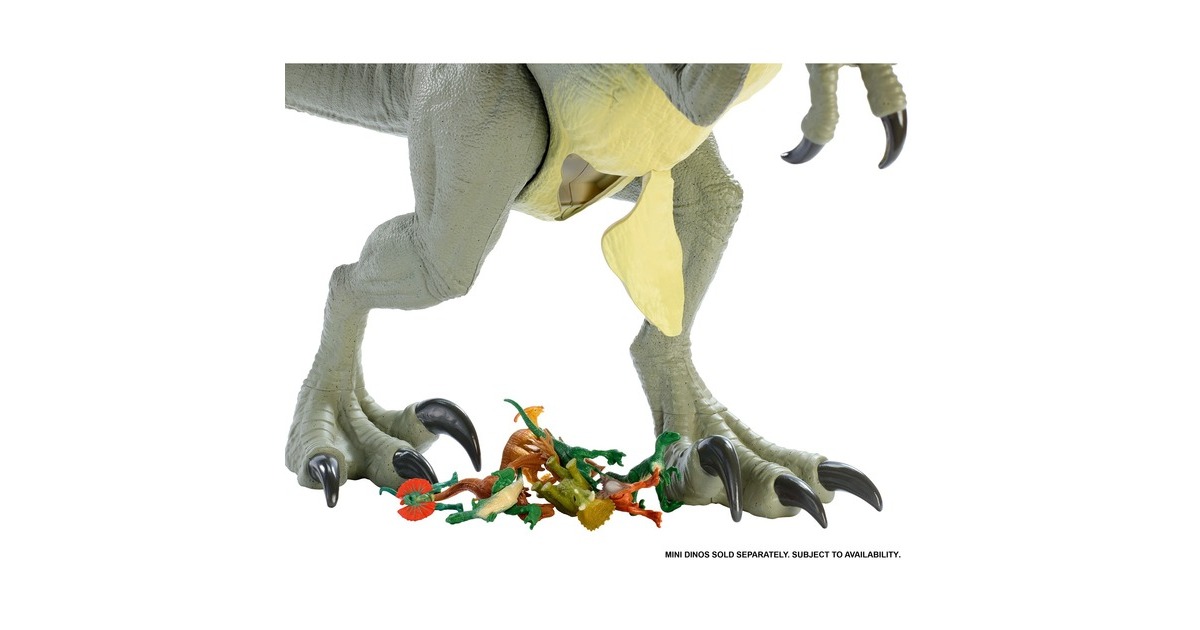 Mattel Jurassic World Riesendino Velociraptor Blue, Spielfigur