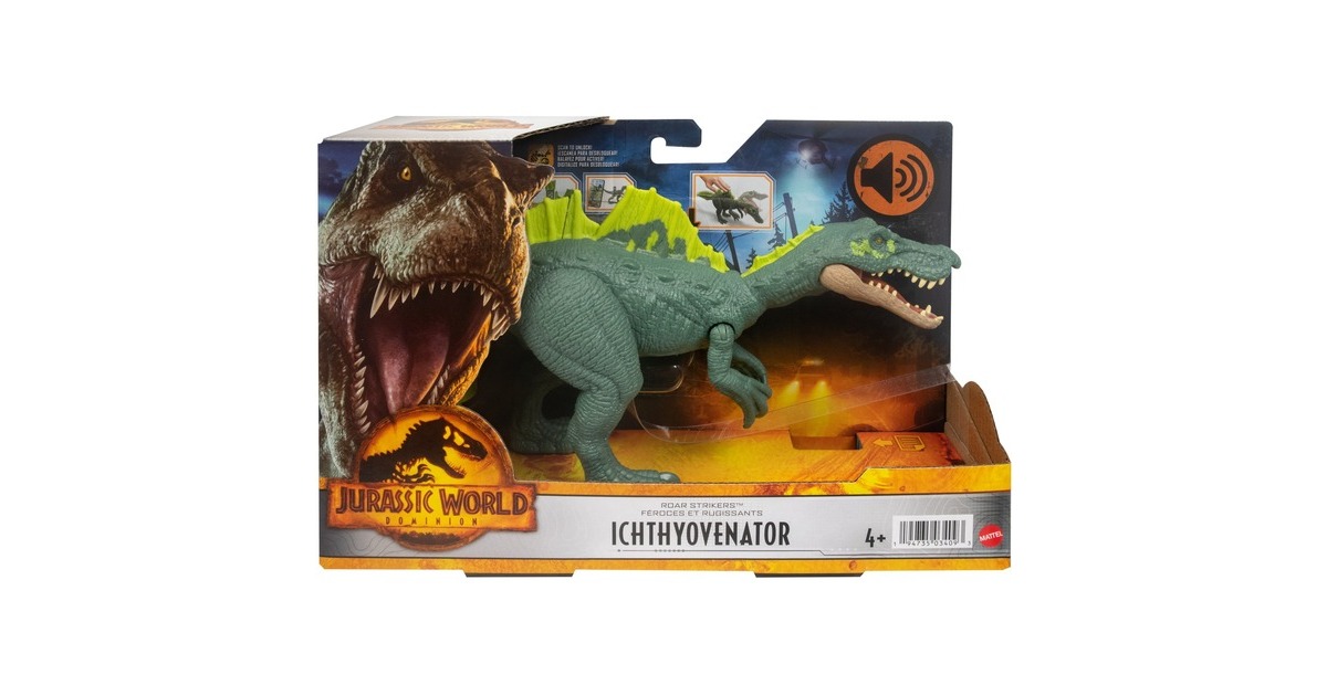 Mattel Jurassic World Roar Strikers Ichthyovenator, Spielfigur