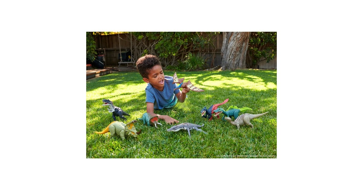 Mattel Jurassic World Roar Strikers Ichthyovenator, Spielfigur