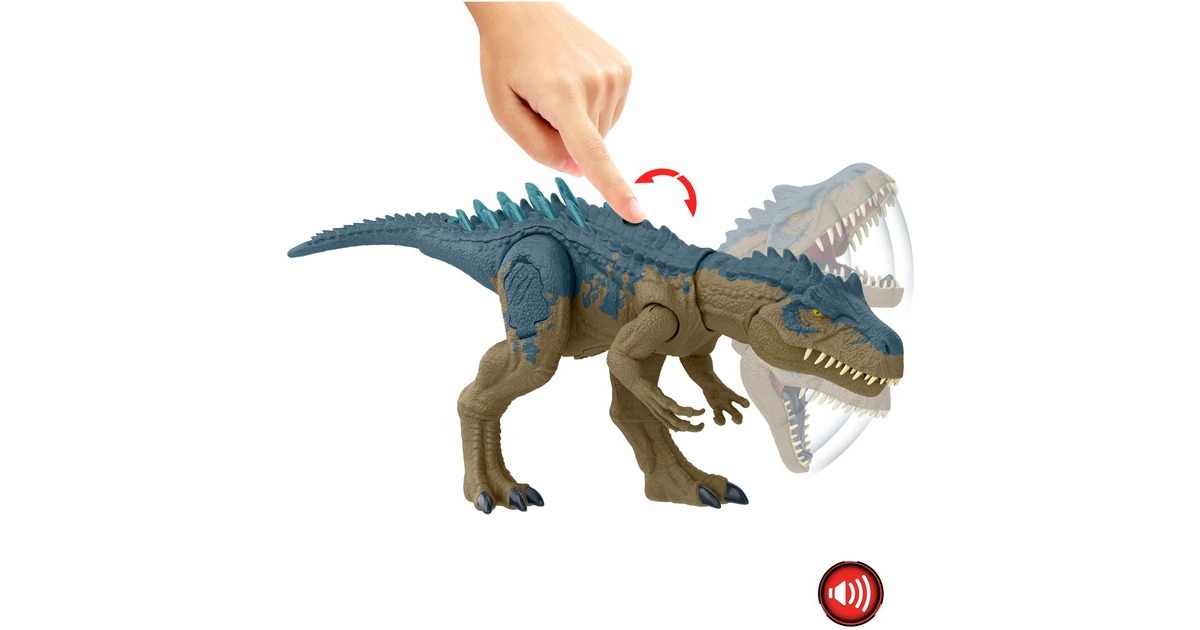 Mattel Jurassic World Ruthless Rampage Allosaurus, Spielfigur