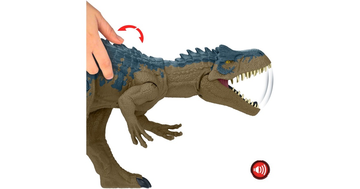 Mattel Jurassic World Ruthless Rampage Allosaurus, Spielfigur