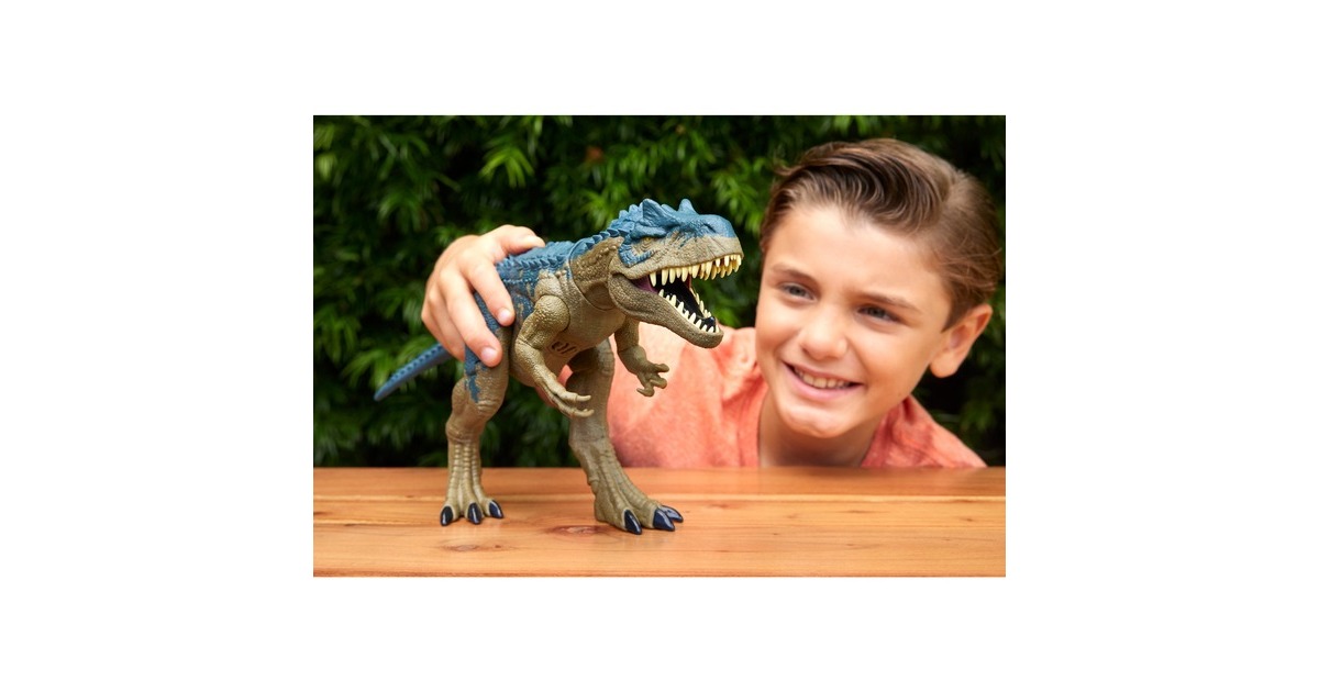 Mattel Jurassic World Ruthless Rampage Allosaurus, Spielfigur