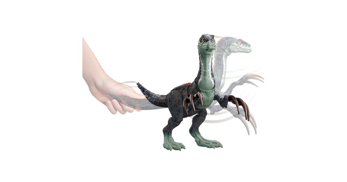 Mattel Jurassic World Sound Slashin' Therizinosaurus, Spielfigur