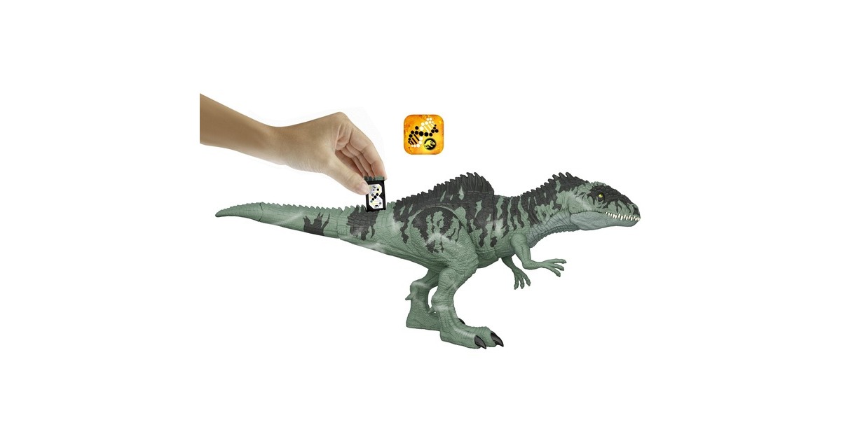 Mattel Jurassic World Strike N' Roar Giganotosaurus, Spielfigur