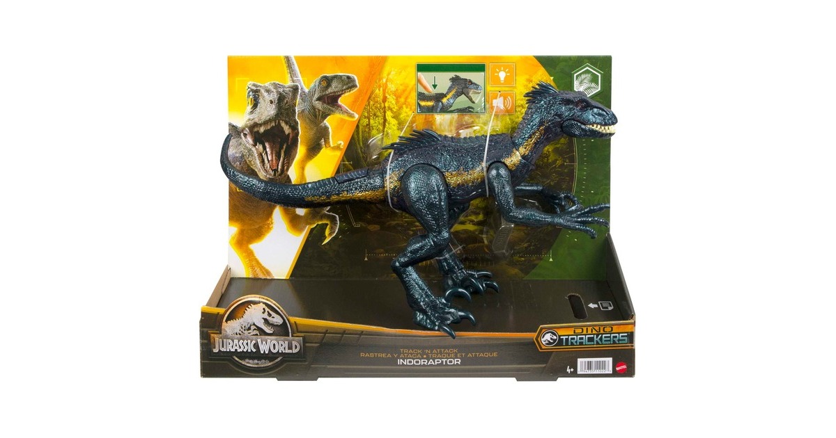 Mattel Jurassic World Track 'N Attack Indoraptor, Spielfigur
