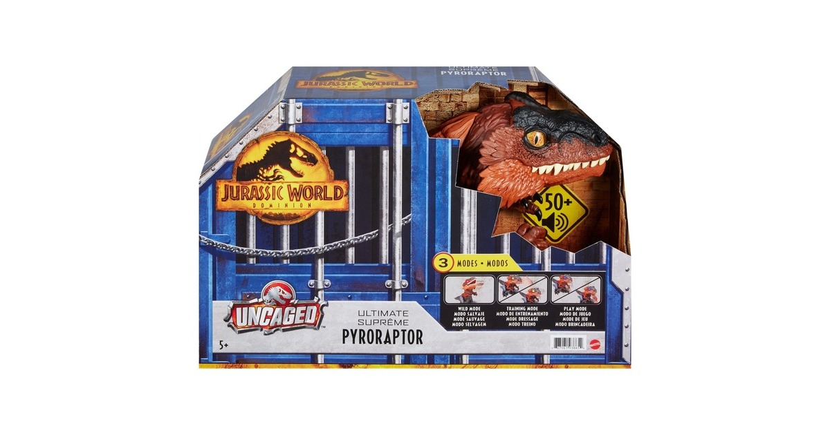 Mattel Jurassic World Uncaged Ultimate Fire Dino, Spielfigur