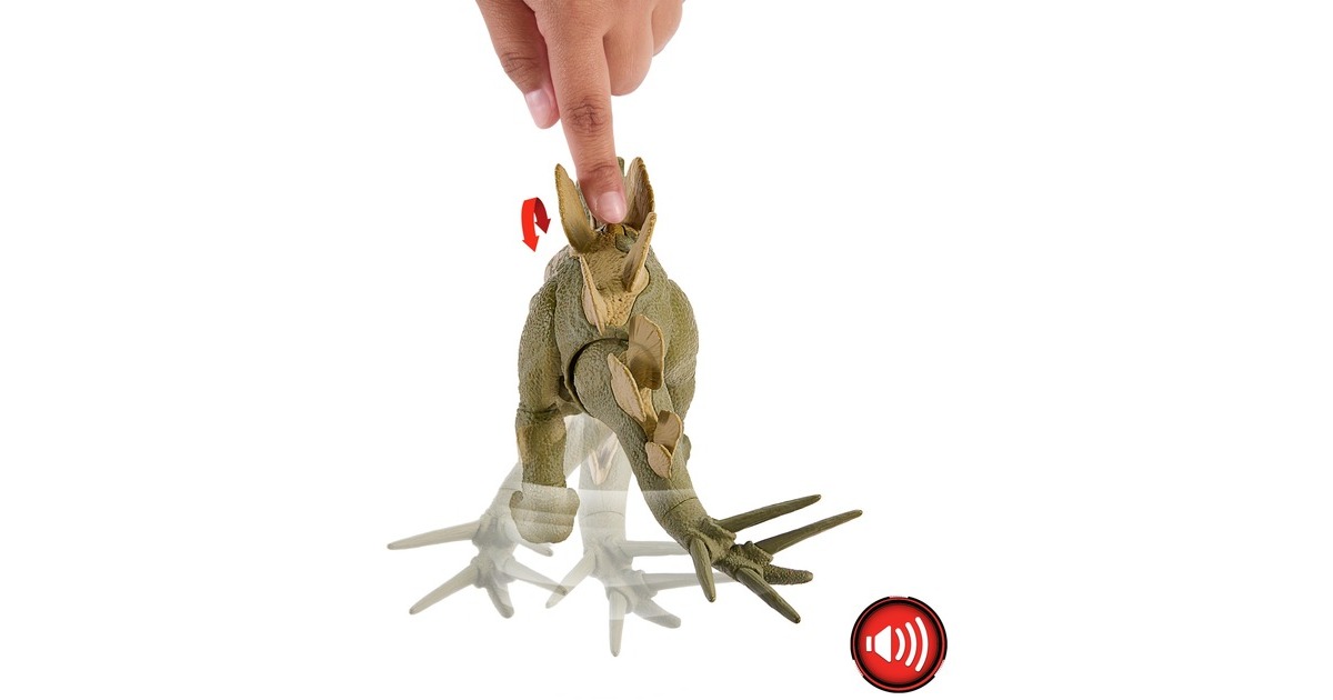 Mattel Jurassic World Wild Roar Hesperosaurus, Spielfigur