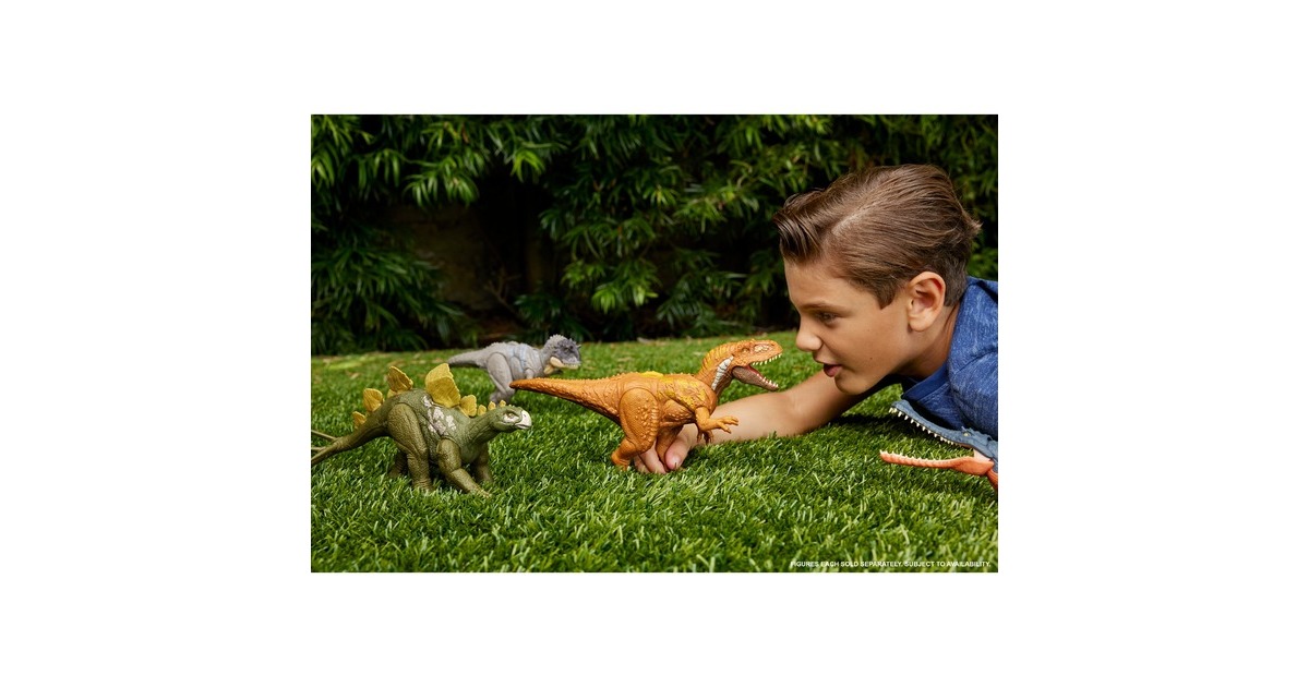 Mattel Jurassic World Wild Roar Hesperosaurus, Spielfigur