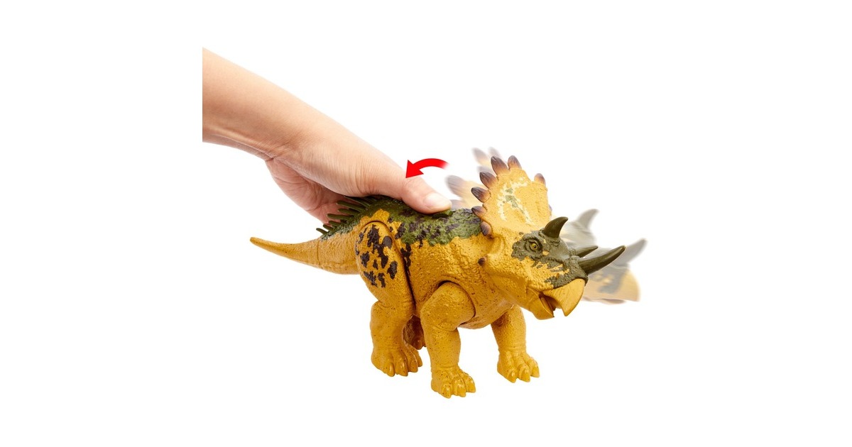 Mattel Jurassic World Wild Roar Regaliceratops, Spielfigur