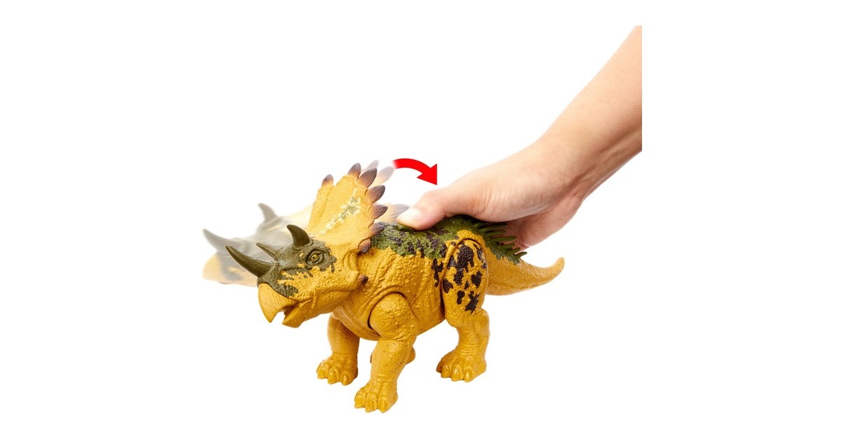 Mattel Jurassic World Wild Roar Regaliceratops, Spielfigur