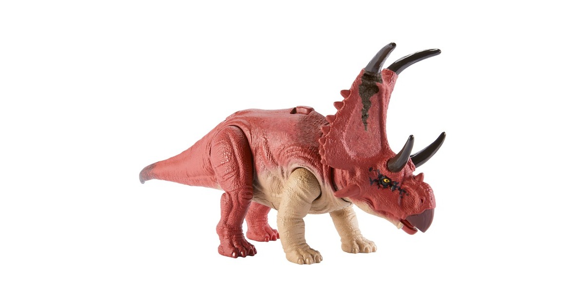 Mattel Jurassic World Wild Roar - Diabloceratops, Spielfigur