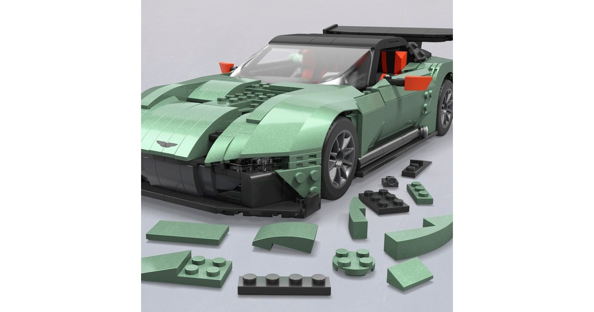 Mattel MEGA Hot Wheels Collector Aston Martin Vulcan, Konstruktionsspielzeug(Maßstab 1:18)