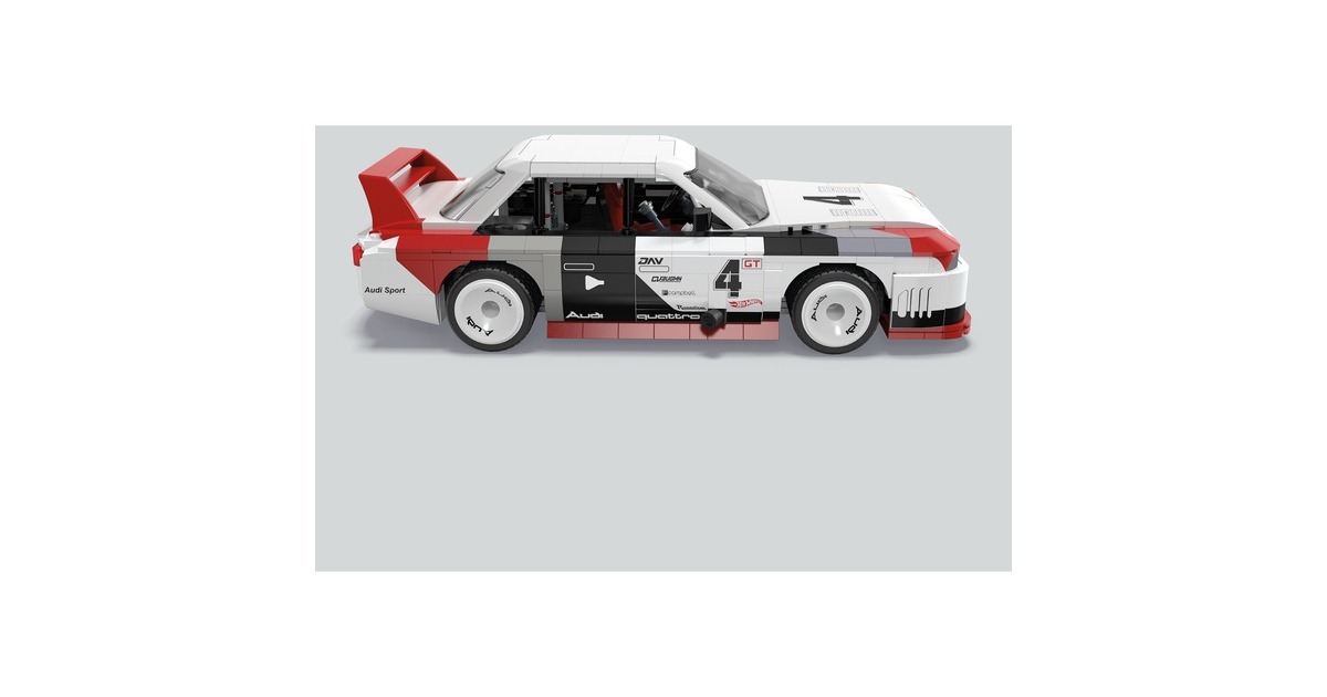 Mattel MEGA Hot Wheels Collector Audi 90 Quattro IMSA GTO, Konstruktionsspielzeug(Maßstab 1:24)