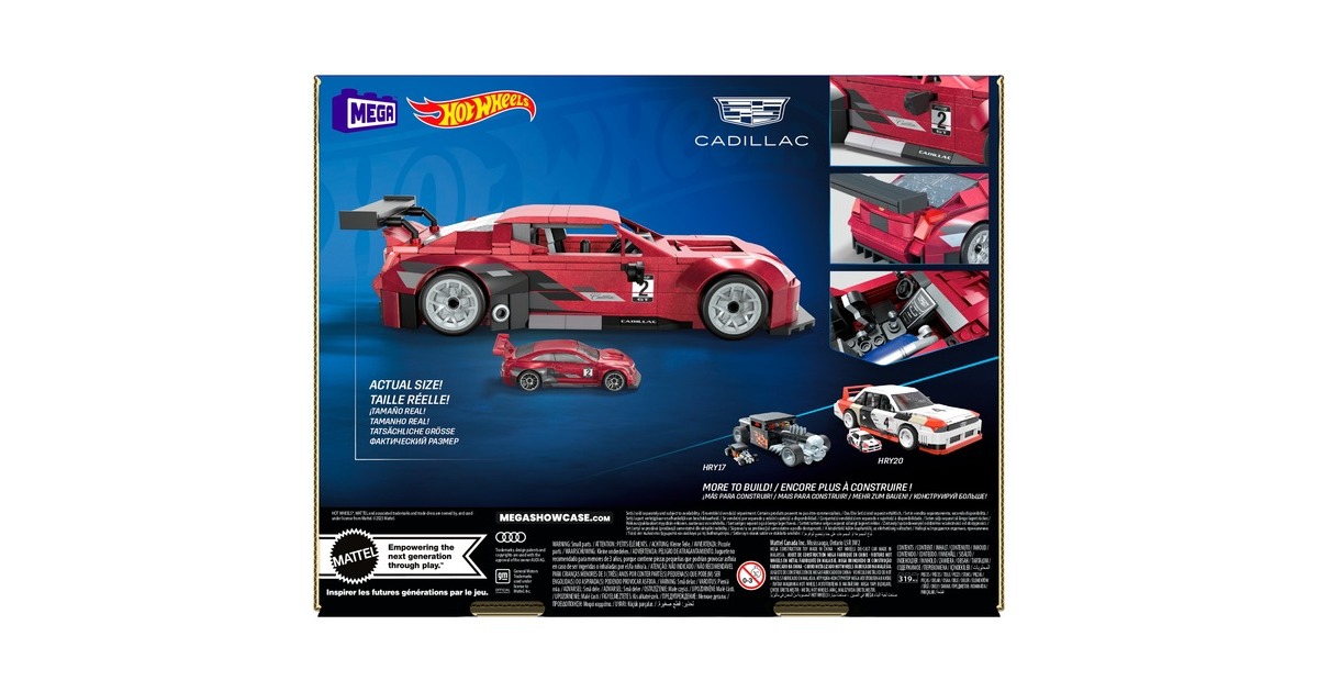 Mattel MEGA Hot Wheels Collector Cadillac ATS-VR, Konstruktionsspielzeug(Maßstab 1:24)