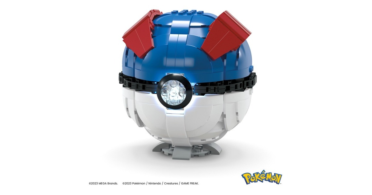 Mattel MEGA Pokémon Jumbo Superball, Konstruktionsspielzeug