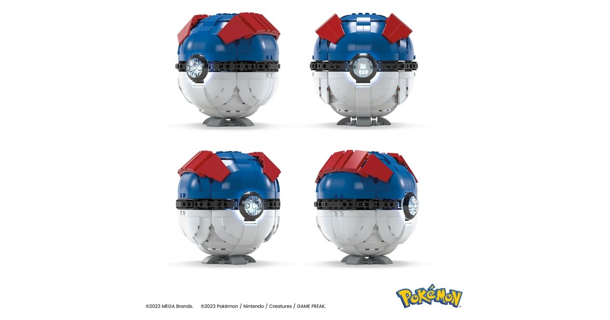Mattel MEGA Pokémon Jumbo Superball, Konstruktionsspielzeug