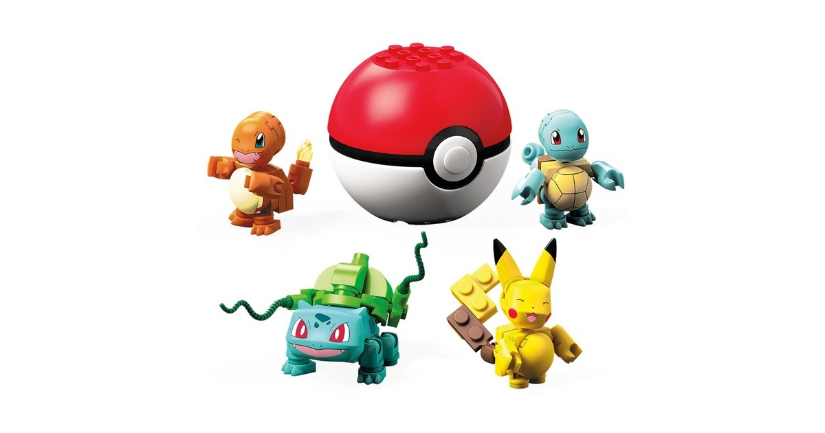 Mattel MEGA Pokémon Kanto Partners, Konstruktionsspielzeug