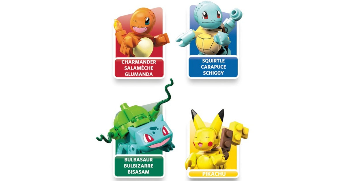 Mattel MEGA Pokémon Kanto Partners, Konstruktionsspielzeug