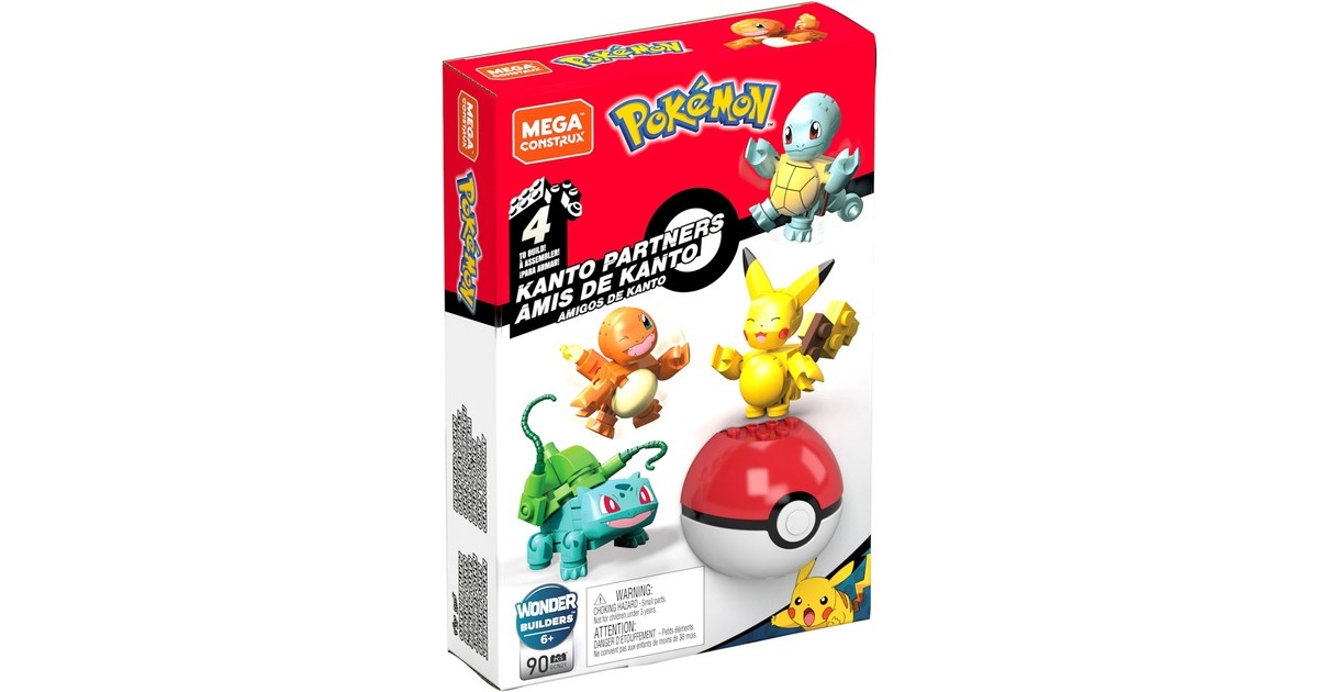 Mattel MEGA Pokémon Kanto Partners, Konstruktionsspielzeug