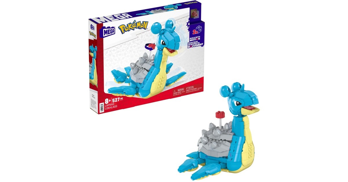 Mattel MEGA Pokémon Lapras, Konstruktionsspielzeug