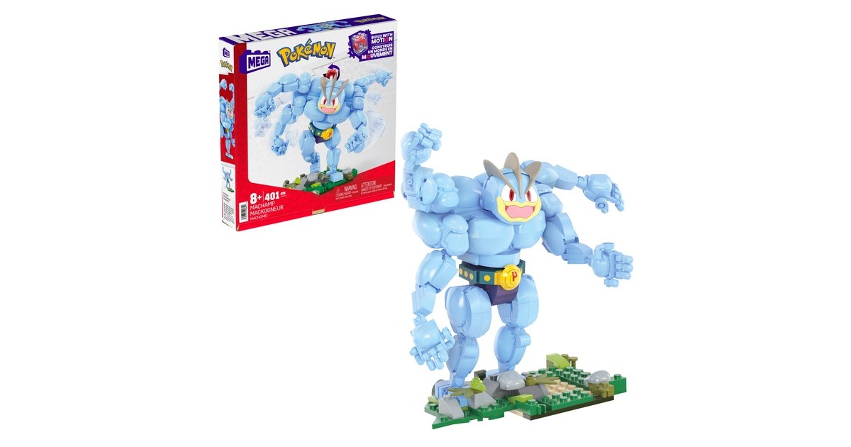Mattel MEGA Pokémon Machomei, Konstruktionsspielzeug