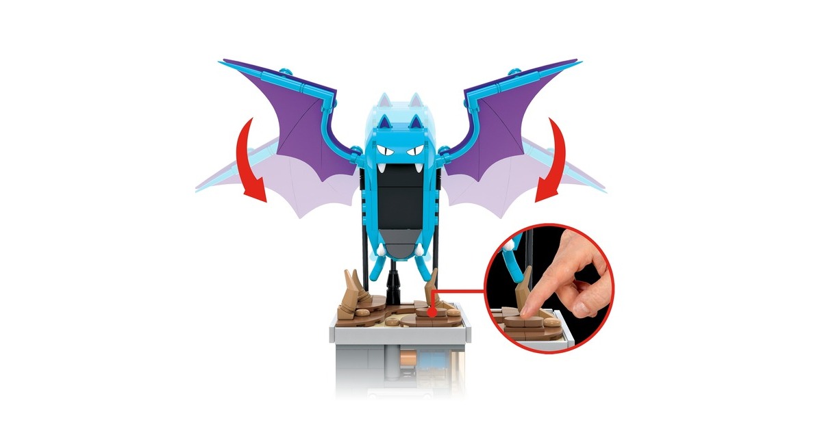 Mattel MEGA Pokémon Mini Motion Golbat, Konstruktionsspielzeug
