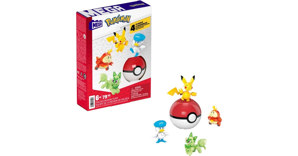 Mattel MEGA Pokémon Paldea Region Team, Konstruktionsspielzeug