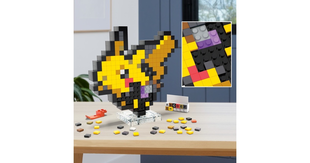 Mattel MEGA Pokémon Pikachu Pixel Art, Konstruktionsspielzeug