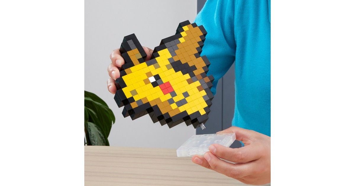 Mattel MEGA Pokémon Pikachu Pixel Art, Konstruktionsspielzeug