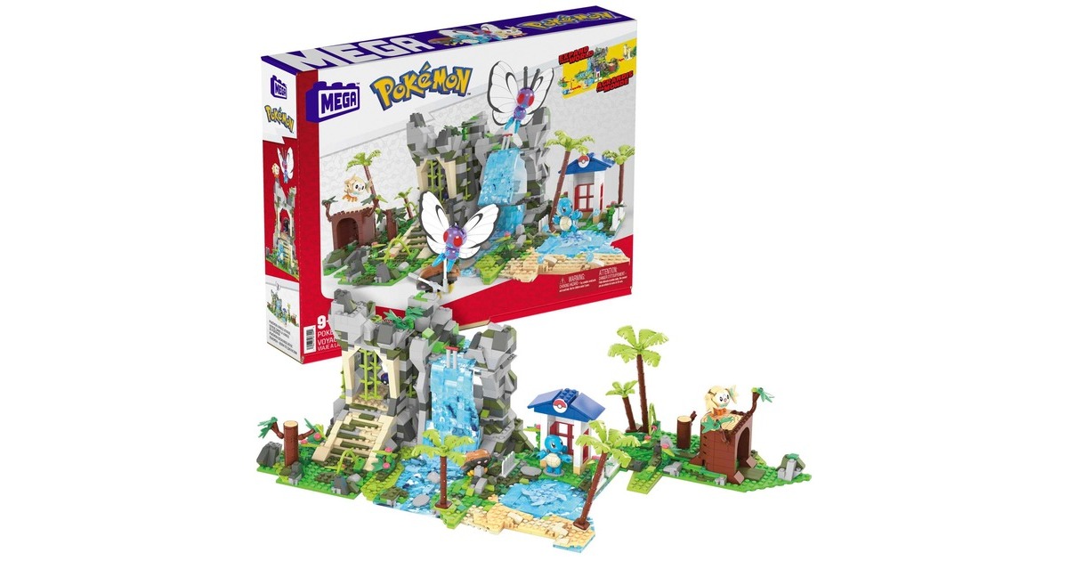 Mattel MEGA Pokémon Ultimative Dschungel-Expedition, Konstruktionsspielzeug