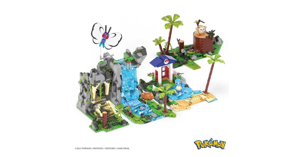 Mattel MEGA Pokémon Ultimative Dschungel-Expedition, Konstruktionsspielzeug