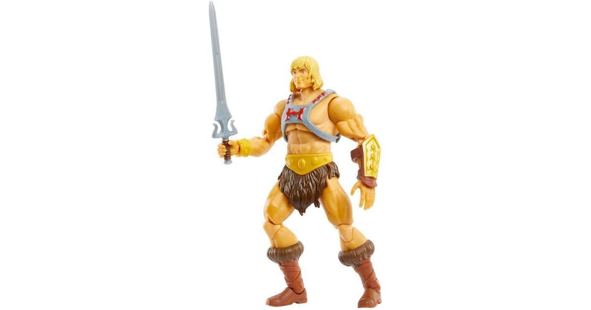 Mattel Masters of the Universe Masterverse He-Man 18cm große Actionfigur für alle MOTU Sammler, Spielfigur