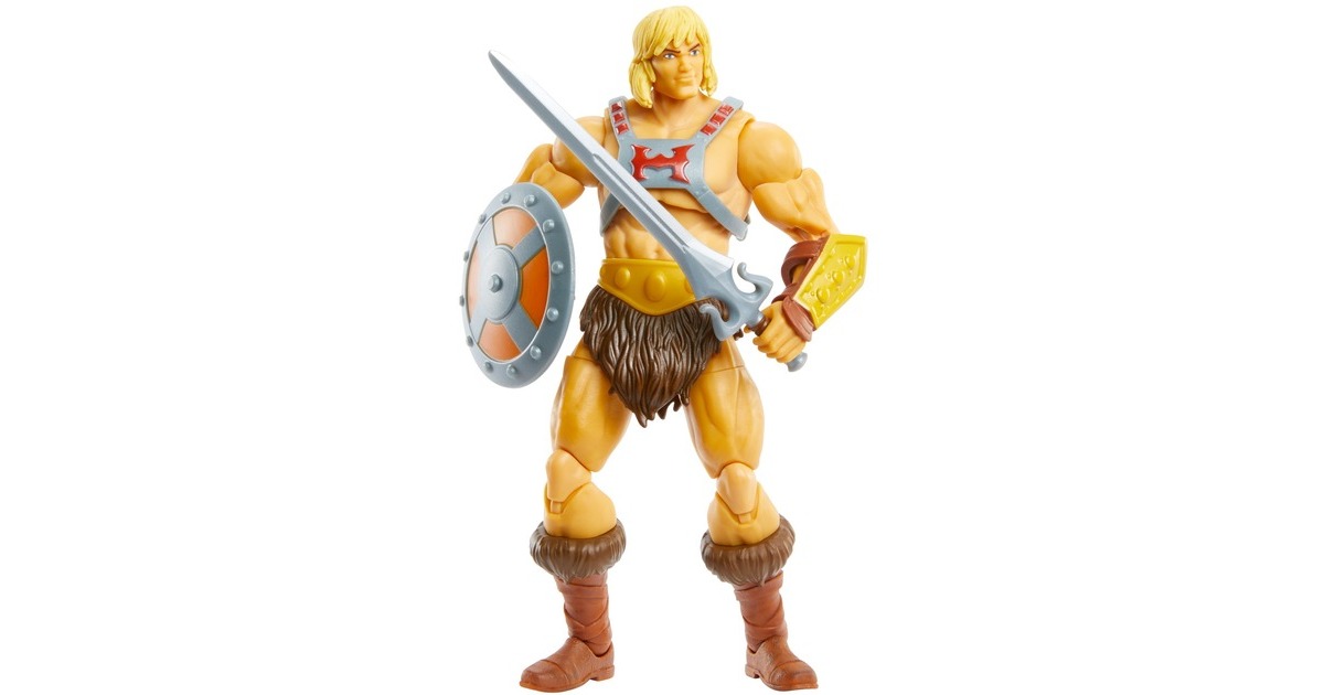 Mattel Masters of the Universe Masterverse He-Man 18cm große Actionfigur für alle MOTU Sammler, Spielfigur