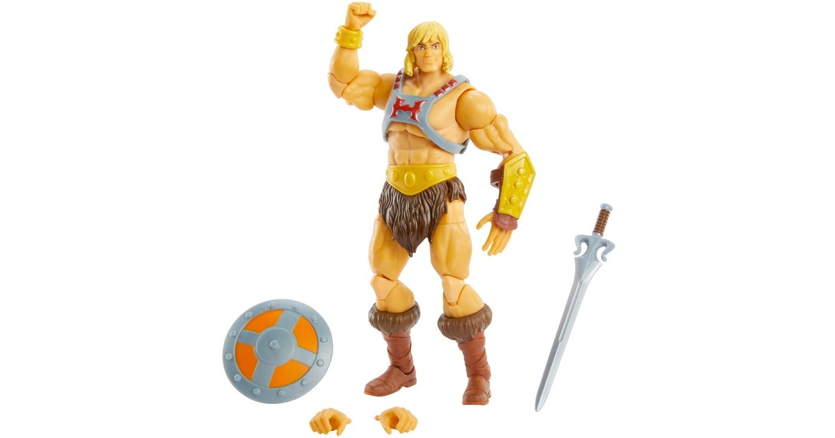 Mattel Masters of the Universe Masterverse He-Man 18cm große Actionfigur für alle MOTU Sammler, Spielfigur