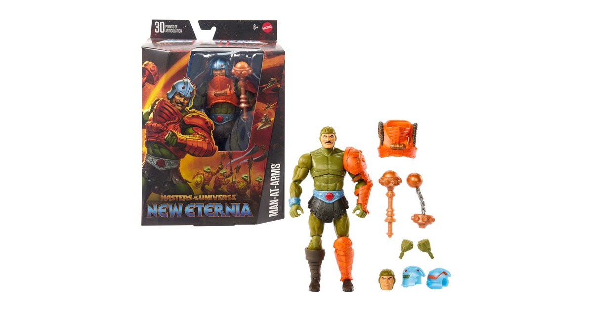 Mattel Masters of the Universe Masterverse Man-At-Arms, Spielfigur(17,8 cm)