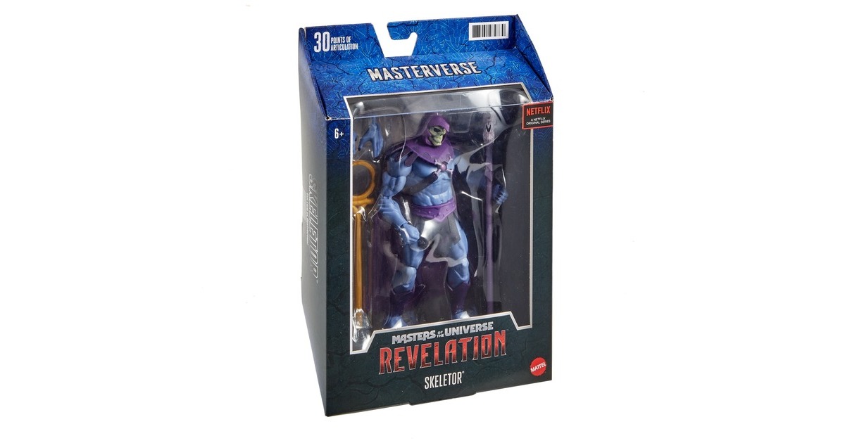 Mattel Masters of the Universe Masterverse Skeletor 18cm große Actionfigur für alle MOTU Sammler, Spielfigur