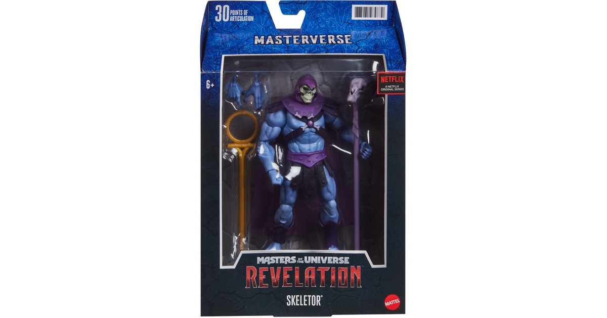 Mattel Masters of the Universe Masterverse Skeletor 18cm große Actionfigur für alle MOTU Sammler, Spielfigur