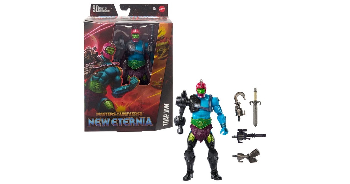 Mattel Masters of the Universe Masterverse Trap Jaw, Spielfigur(17,8 cm)