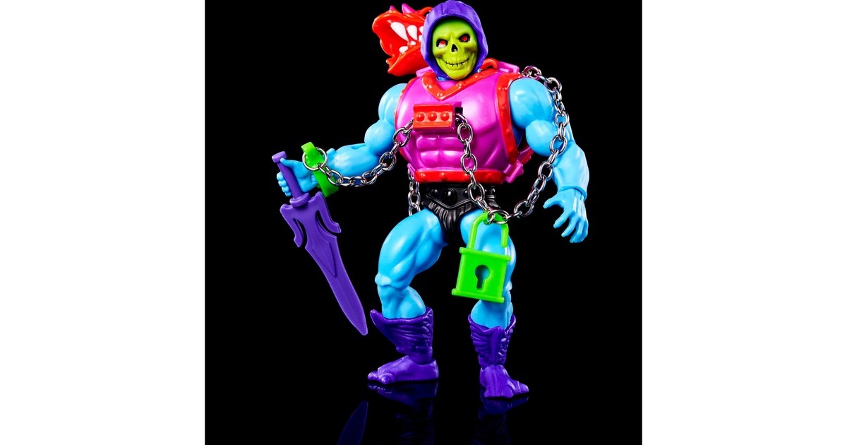 Mattel Masters of the Universe Origins Actionfigur Deluxe Dragon Blaster Skeletor, Spielfigur(14 cm)