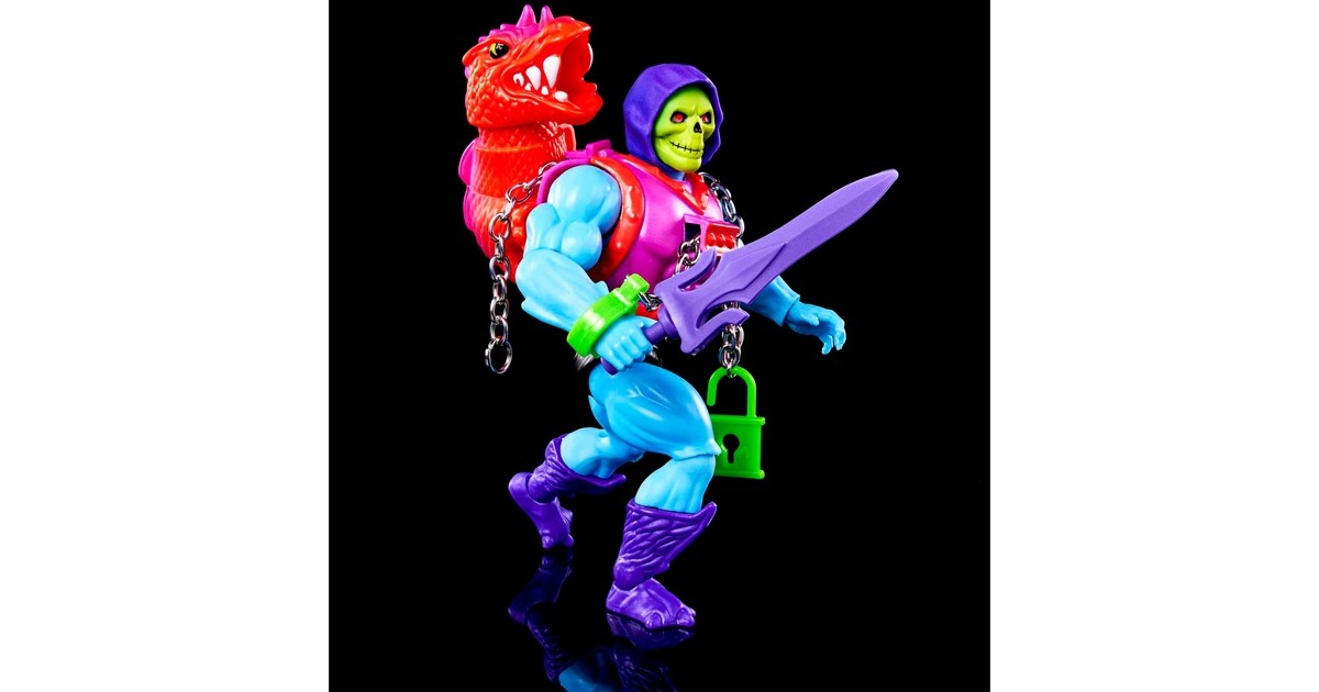 Mattel Masters of the Universe Origins Actionfigur Deluxe Dragon Blaster Skeletor, Spielfigur(14 cm)