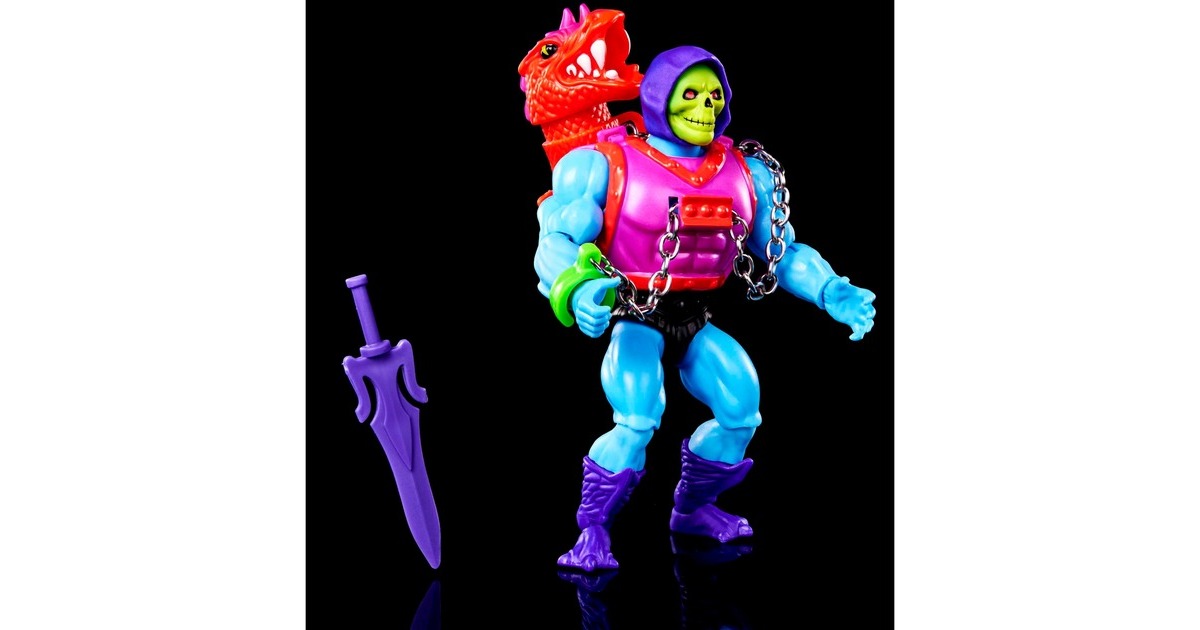 Mattel Masters of the Universe Origins Actionfigur Deluxe Dragon Blaster Skeletor, Spielfigur(14 cm)