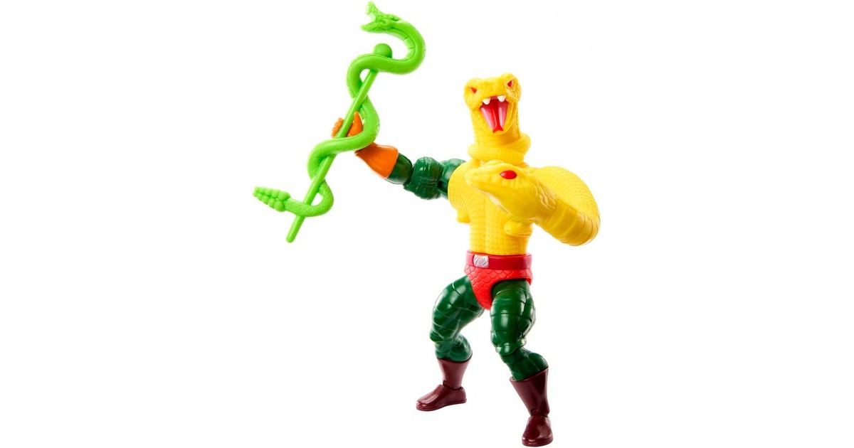 Mattel Masters of the Universe Origins Actionfigur Deluxe King Hiss, Spielfigur(14 cm)