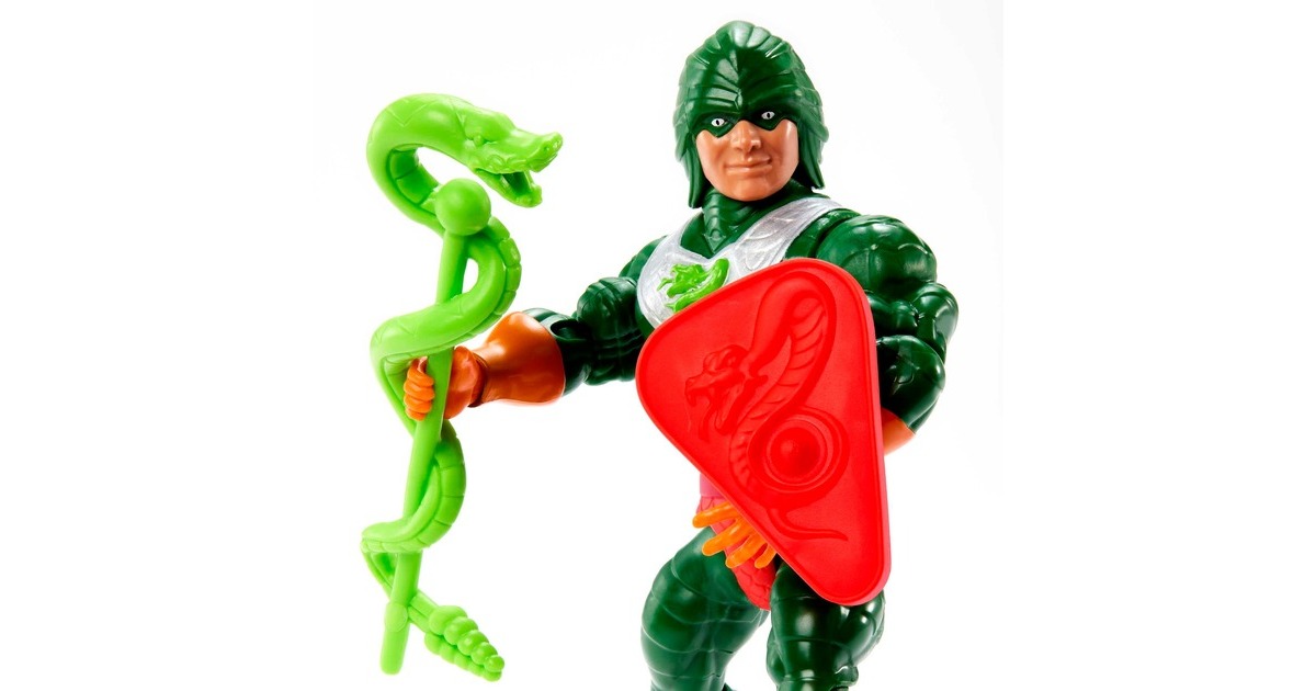 Mattel Masters of the Universe Origins Actionfigur Deluxe King Hiss, Spielfigur(14 cm)