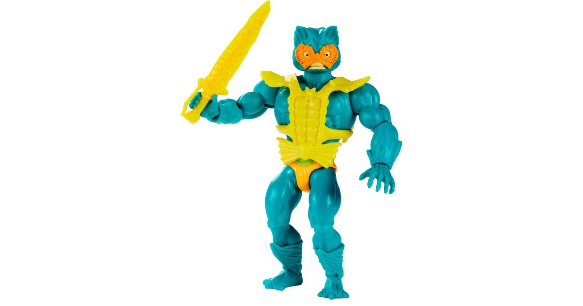 Mattel Masters of the Universe Origins Actionfigur Mer Man, Spielfigur(14 cm)