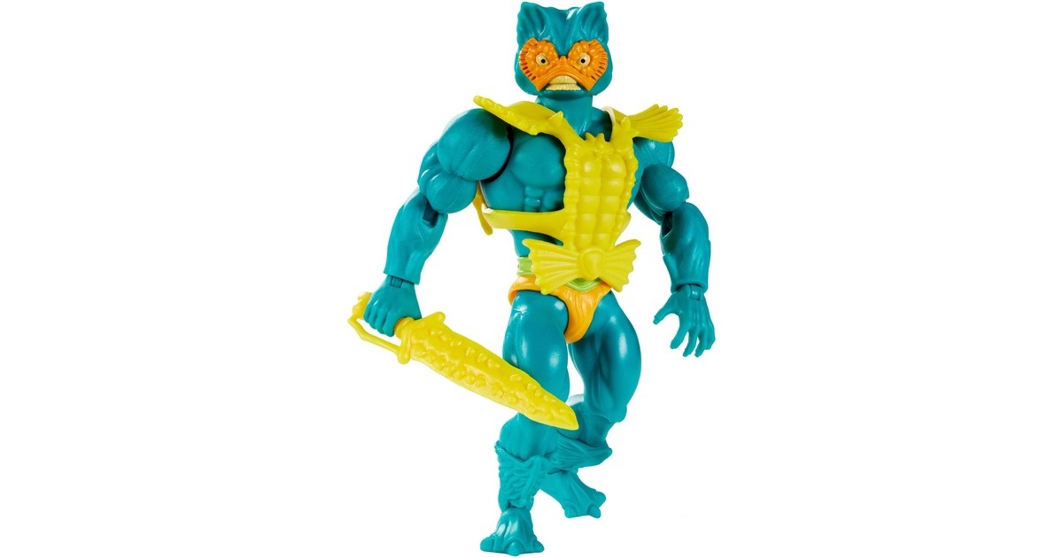Mattel Masters of the Universe Origins Actionfigur Mer Man, Spielfigur(14 cm)