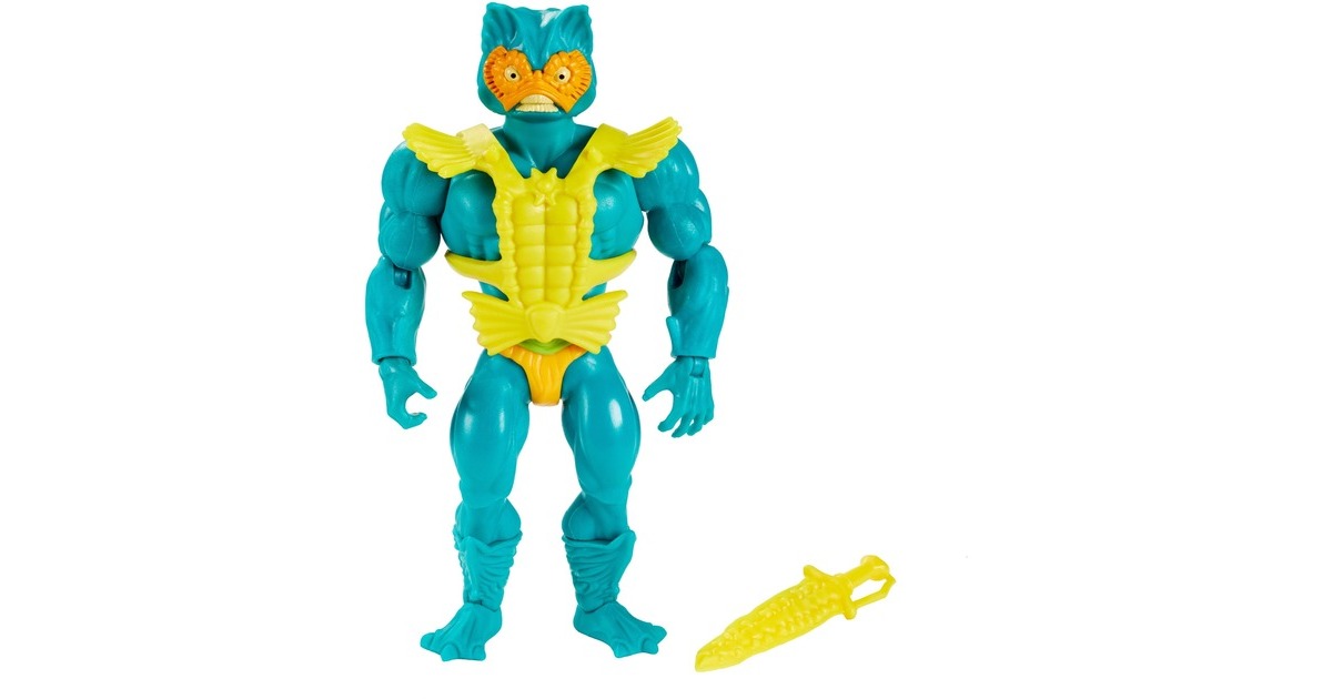 Mattel Masters of the Universe Origins Actionfigur Mer Man, Spielfigur(14 cm)